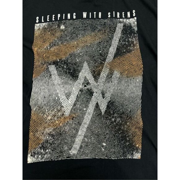 Sleeping with Sirens Black Short Sleeve Tee Size X-Large - Picture 2 of 7